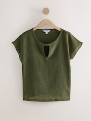 Green Keyhole T-Shirt - Image 1 of 3