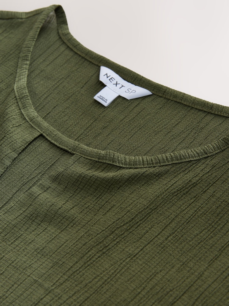 Green Keyhole T-Shirt - Image 2 of 3