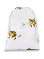 Setroupa de cama Lulu & Nat 100% algodão com estampa de tigre - Imagem 5 de 5