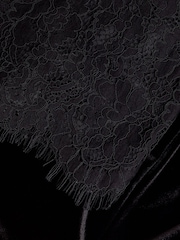 Monsoon Black Lace Cami Top and Velvet Trousers Set - Image 4 of 4