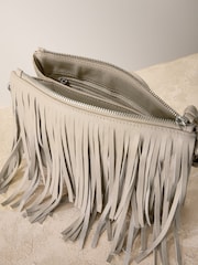 Bone Leather Fringe Cross-Body Bag - Image 9 of 9