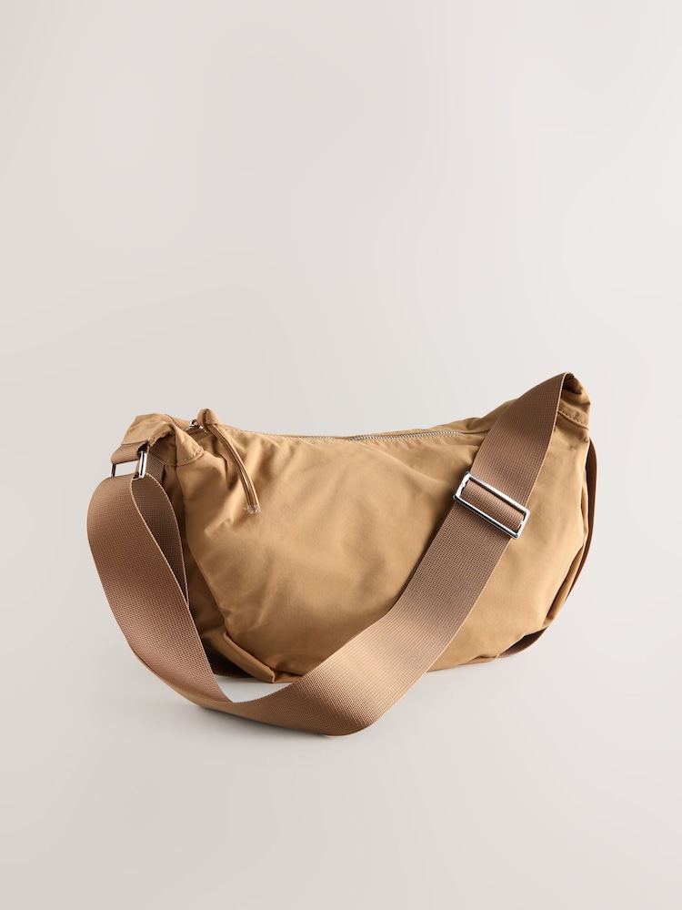 Camel Large Nylon Sling Bag - Image 1 of 5