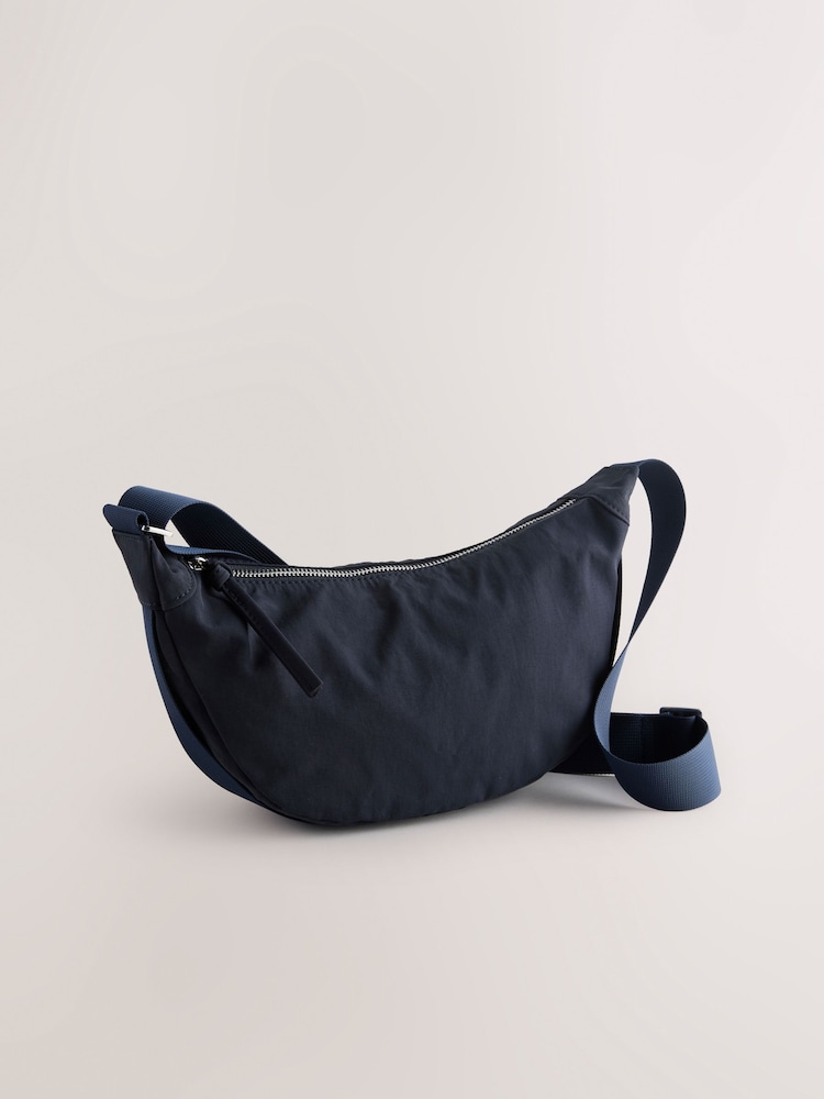 Navy Nylon Sling Bag - Image 3 of 7
