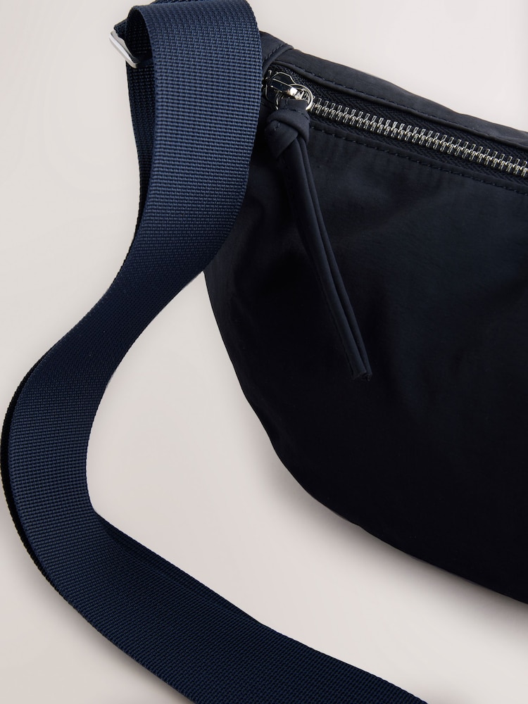 Navy Nylon Sling Bag - Image 6 of 7
