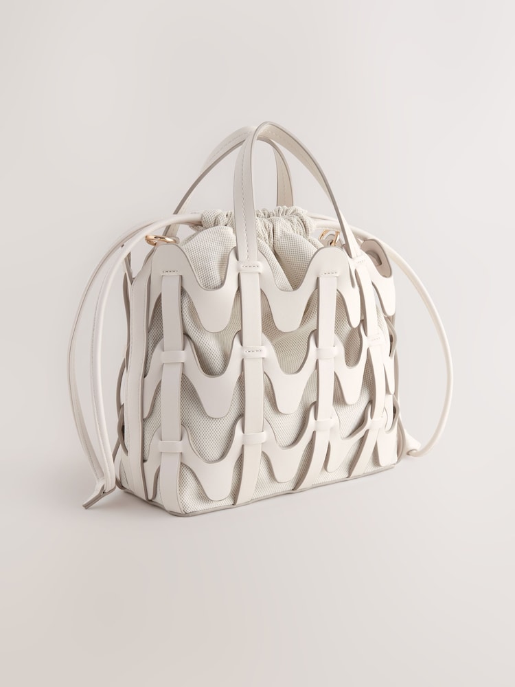 os - Structured Weave Cross-Body Bag - Image 2 of 5