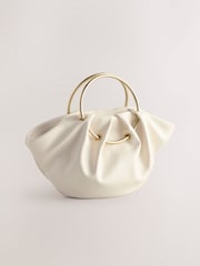 Bone Structured Ring Hand Held Bag - Image 6 of 9