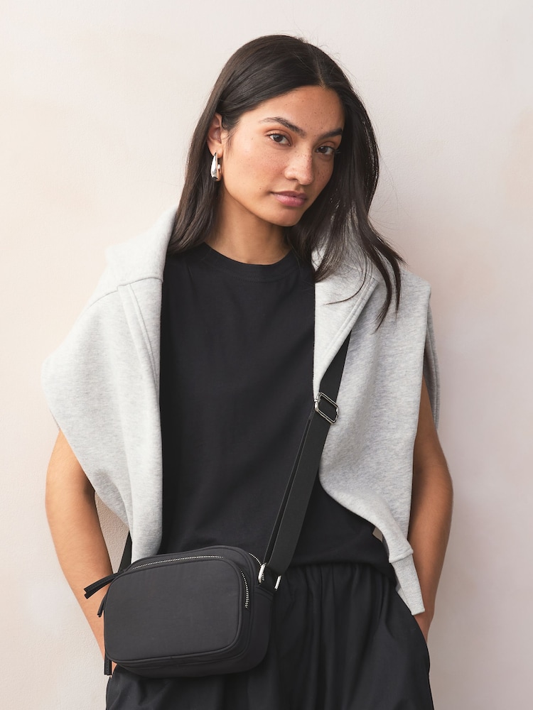 Black Nylon Camera Bag - Image 1 of 7