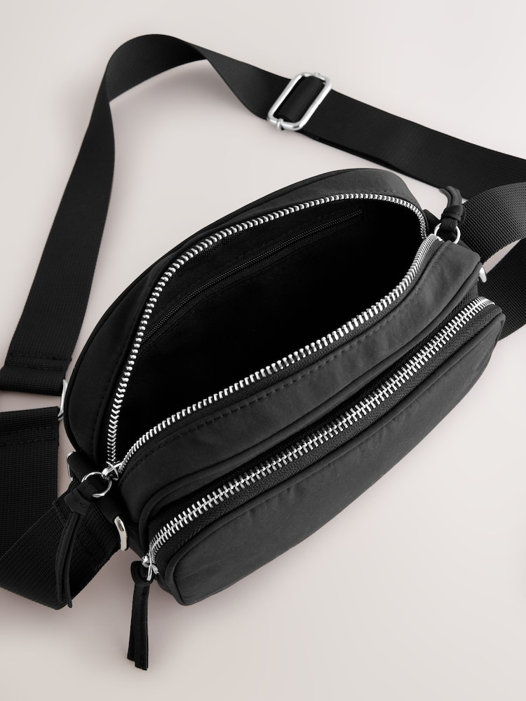 Black Nylon Camera Bag - Image 5 of 7