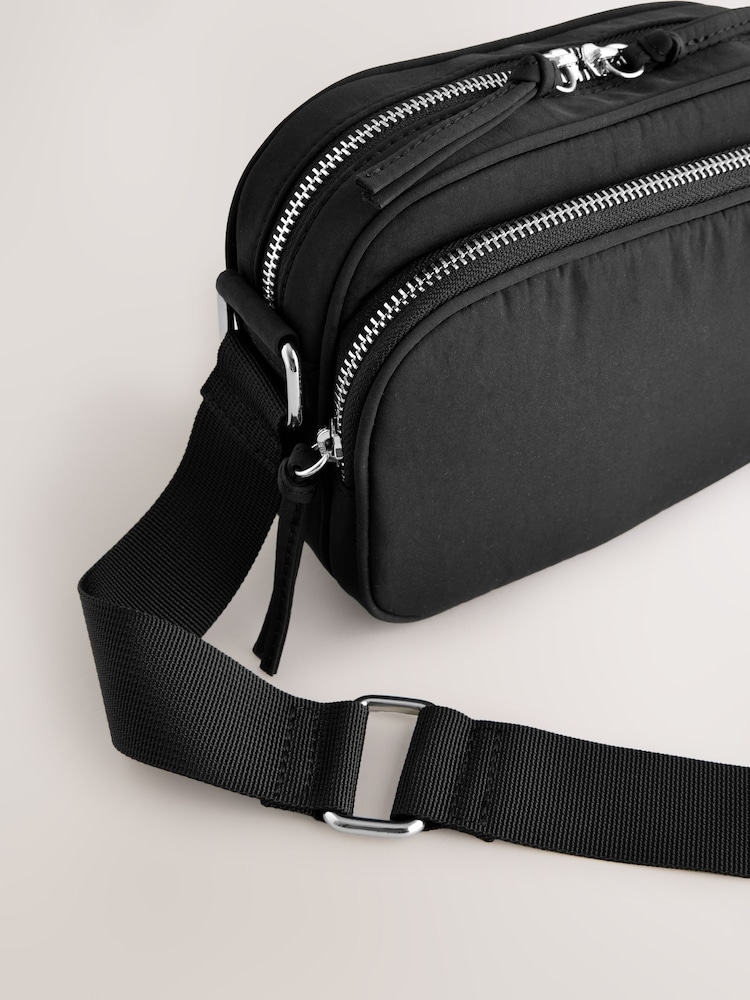 Black Nylon Camera Bag - Image 6 of 7