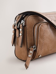 Pink Double Zip Cross Body Bag - Image 7 of 7