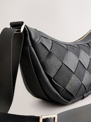 Black Weave Sling Bag - Image 5 of 7