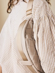 Cream Weave Sling Bag - Image 4 of 10