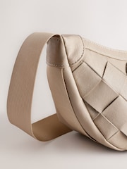 Cream Weave Sling Bag - Image 8 of 10