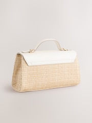 White Structured Hand Held Bag - Image 7 of 10