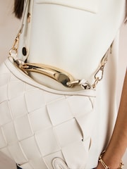 Bone Weave Scoop Cross-Body Bag - Image 3 of 8