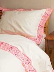 Lulu & Nat 100% Cotton Provence Kukallinen Bordered Vuodevaatteet setti - Kuva 2 / 4