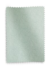 Duck Egg Blue Spot Jacquard Eyelet Lined Curtains - Image 5 of 5
