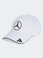 Белый/черный - adidas кепка с пилотом Мерседес AMG Petronas Formula One Team - Изображение 1 из 3