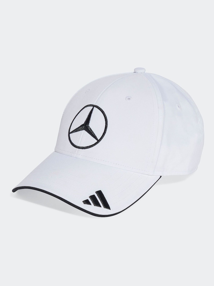 Белый/черный - adidas кепка с пилотом Мерседес AMG Petronas Formula One Team - Изображение 1 из 3