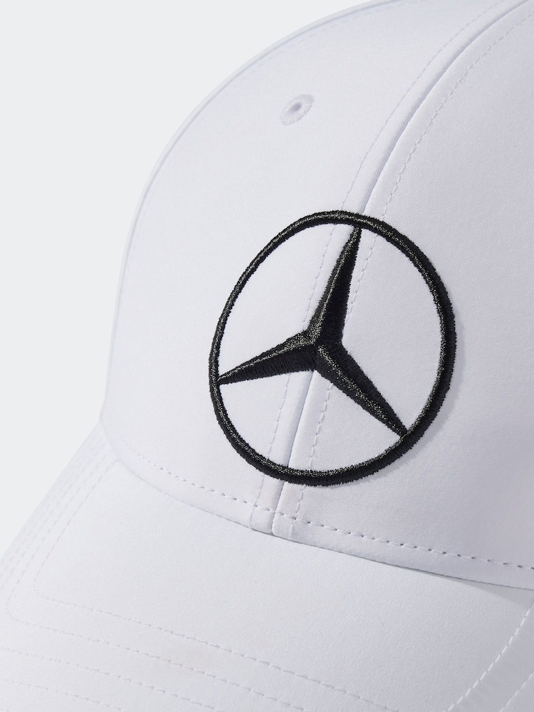 Белый/черный - adidas кепка с пилотом Мерседес AMG Petronas Formula One Team - Изображение 3 из 3