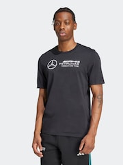 Черный/белый - adidas Mercedes AMG Petronas Formula One Team DNA T-Shirt - Image 1 of 7