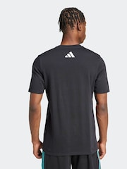Черный/белый - adidas Mercedes AMG Petronas Formula One Team DNA T-Shirt - Image 2 of 7