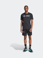 Черный/белый - adidas Mercedes AMG Petronas Formula One Team DNA T-Shirt - Image 4 of 7