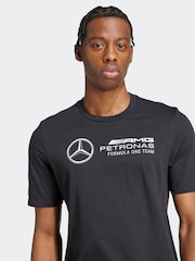 Черный/белый - adidas Mercedes AMG Petronas Formula One Team DNA T-Shirt - Image 5 of 7
