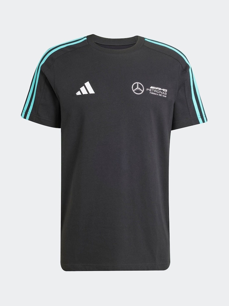Черный/белый - adidas Mercedes AMG Petronas Formula One Team DNA T-Shirt - Image 7 of 7