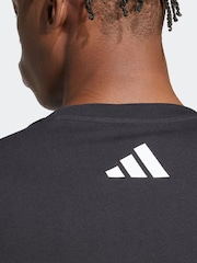 adidas Black/White Mercedes AMG Petronas Formula One Team DNA Graphic T-Shirt - Image 6 of 7