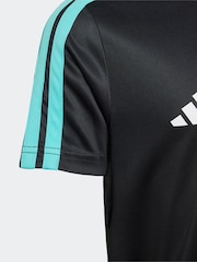 adidas Black/White Mercedes AMG Petronas Formula One Team DNA T-Shirt - Image 4 of 5