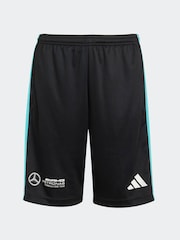 adidas Black/White Mercedes AMG Petronas Formula One Team DNA Shorts - Image 1 of 5