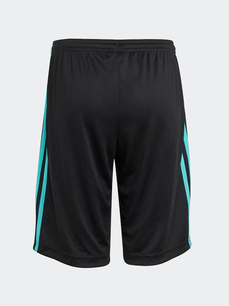 adidas Black/White Mercedes AMG Petronas Formula One Team DNA Shorts - Image 2 of 5
