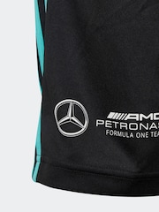 adidas Black/White Mercedes AMG Petronas Formula One Team DNA Shorts - Image 4 of 5
