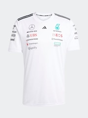 adidas Mercedes AMG Petronas Formula One Team White Driver Jersey - Image 7 of 7