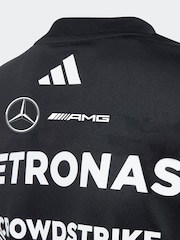 adidas Black/White Mercedes AMG Petronas Formula One Team DNA Shorts - Image 5 of 5