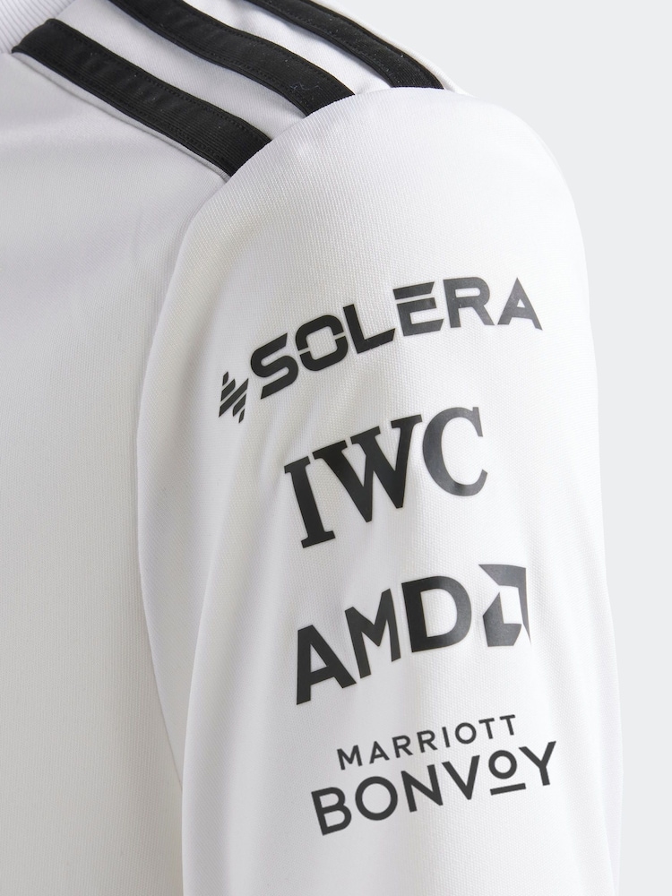adidas White/Black Mercedes AMG Petronas Formula One Team Driver T-Shirt - Image 5 of 5 adidas White/Black Mercedes AMG Petronas Formula One Team Driver T-Shirt - Image 5 of 5