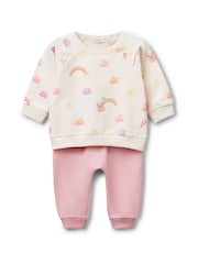 Benetton Baby Stretch Fleece 2 Piece Set - Image 1 of 3