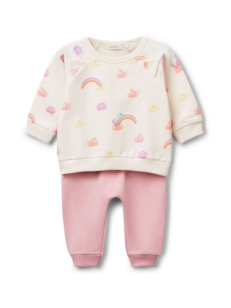 Benetton Baby Stretch Fleece 2 Piece Set - Image 1 of 3