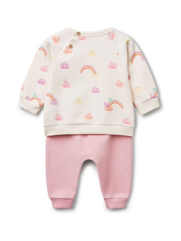 Benetton Baby Stretch Fleece 2 Piece Set - Image 2 of 3