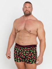 BadRhino Big & Tall Black Christmas Boxers 3 Pack - Image 3 of 8
