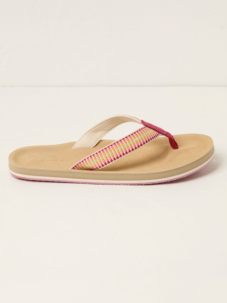 FatFace Somerton Light Pink Flip Flop - Image 1 of 3