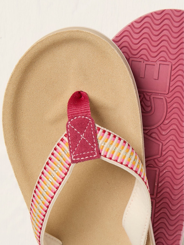 FatFace Somerton Light Pink Flip Flop - Image 3 of 3