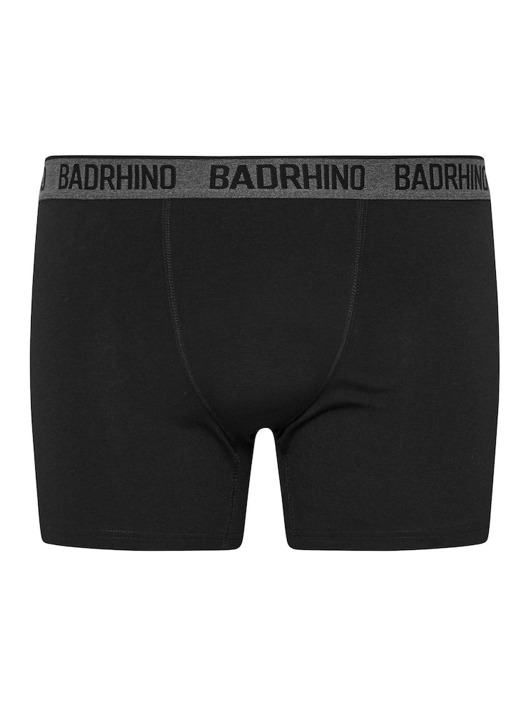 Черный - Набор из 5 боксеров-BadRhino Big & Tall - Изображение 8 из 8