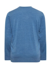 BadRhino Big & Tall Blue Crewneck Jumper - Image 3 of 3