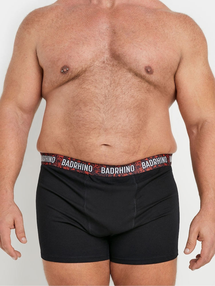 Черный - BadRhino Big & Tall Trunks 3 Pack - Изображение 2 из 8