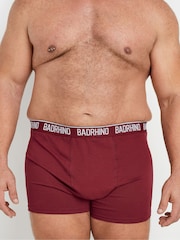 BadRhino Big & Tall Red/Blue Trunks 3 Pack - Image 2 of 8