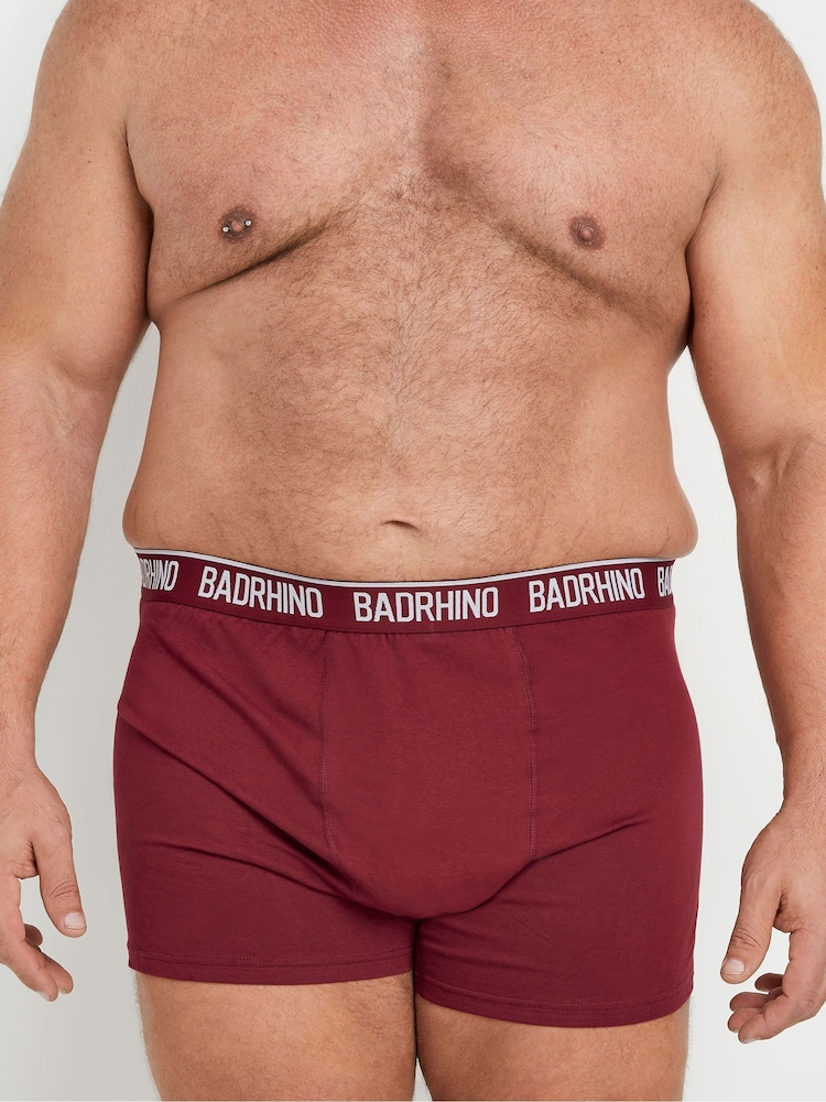 BadRhino Big & Tall Red/Blue Trunks 3 Pack - Image 2 of 8