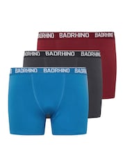 BadRhino Big & Tall Red/Blue Trunks 3 Pack - Image 4 of 8