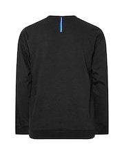 BadRhino Big & Tall Black Workwear Crewneck Sweatshirt - Image 3 of 3